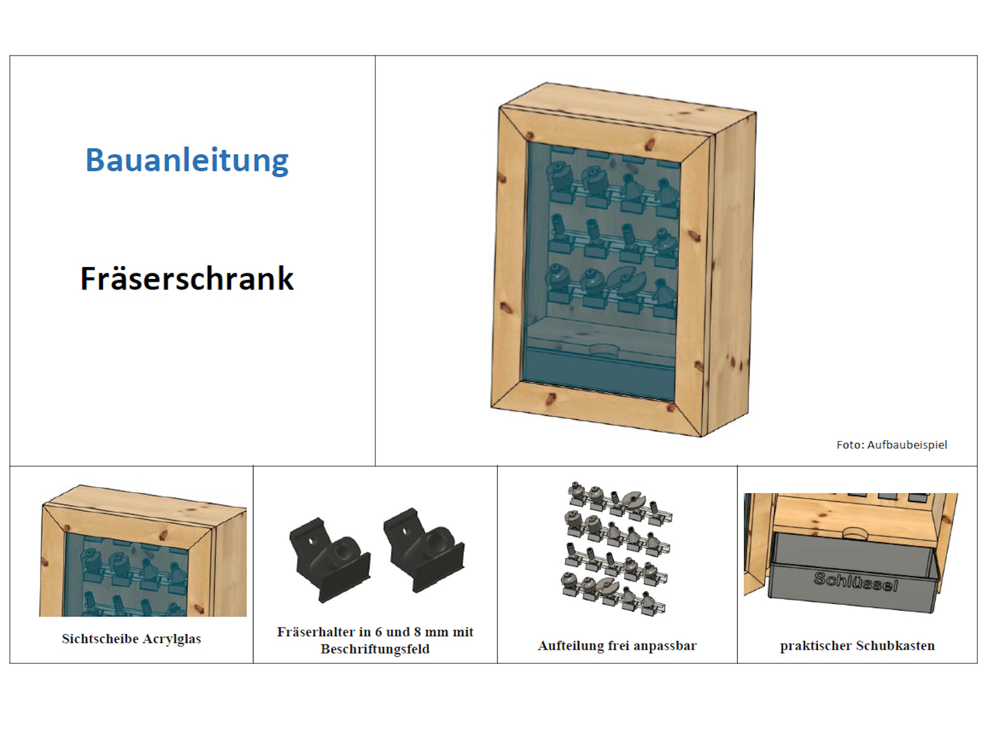 Bauanleitung Fräserschrank (3287)