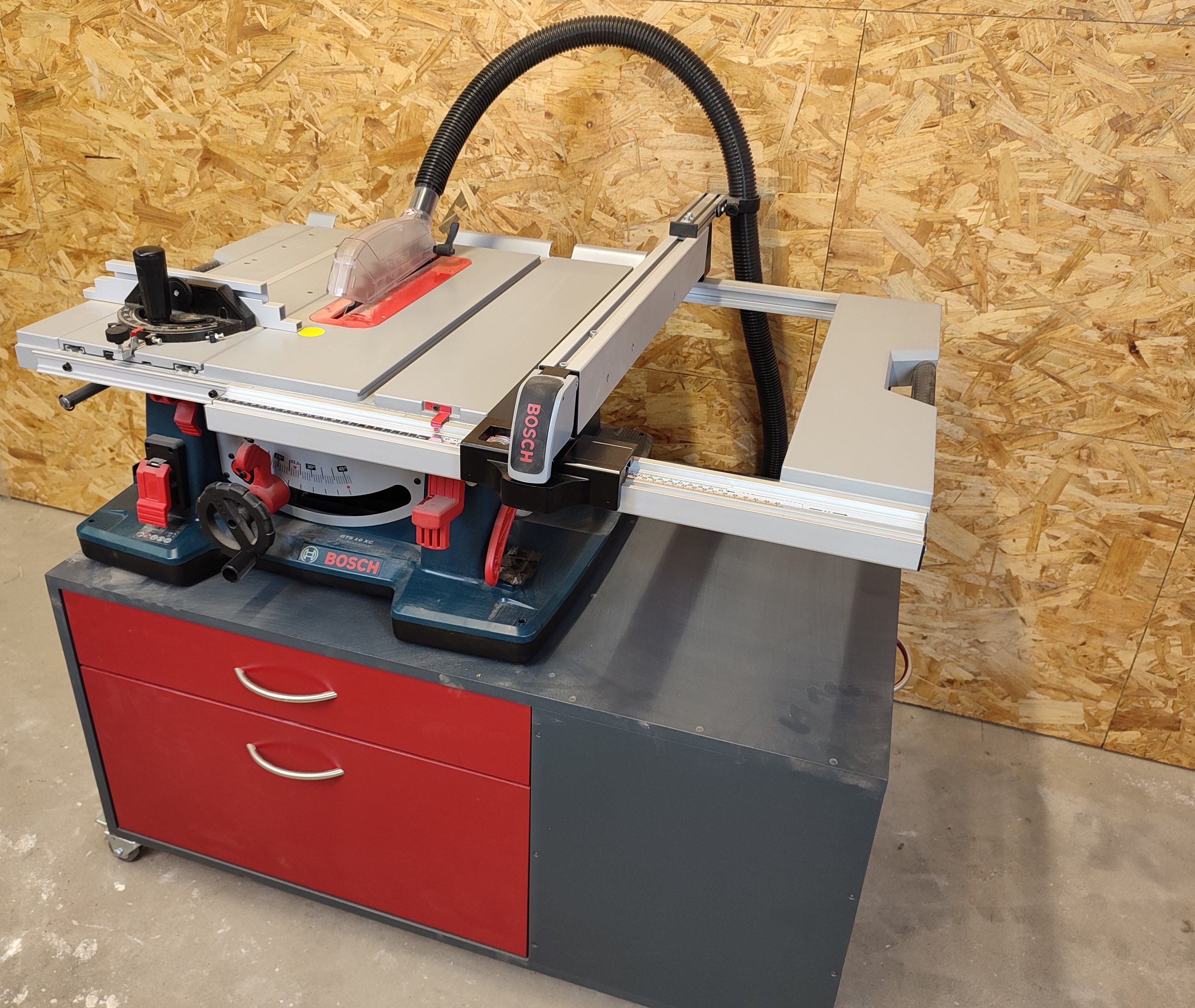 Bauanleitung Unterschrank für Bosch GTS 10 XC (3174) 